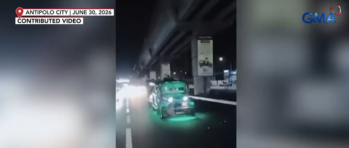 LTO impounds jeepney caught swerving, speeding along Marcos Highway