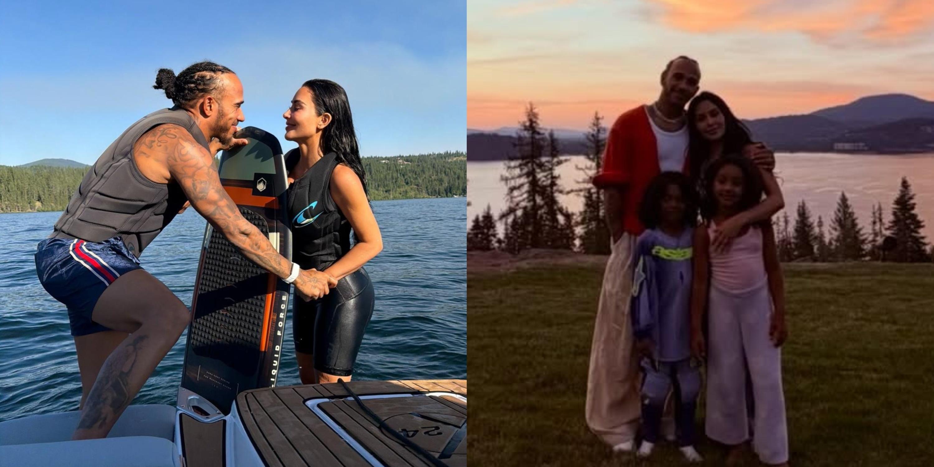 Lewis Hamilton spends intimate getaway with Kim Kardashian