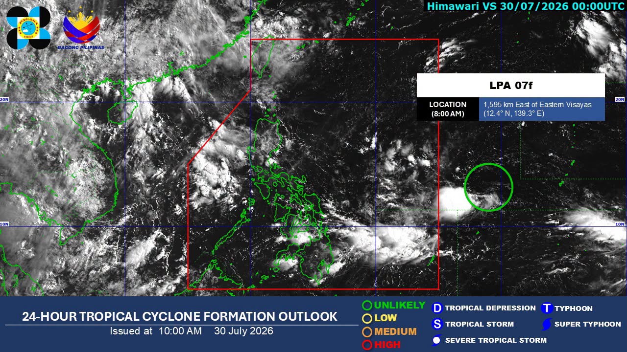 LPA dissipates after bringing rains to parts of Luzon