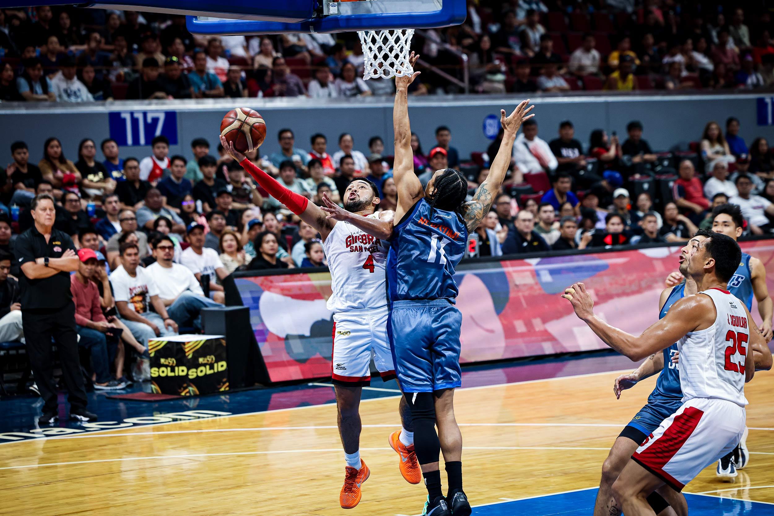 PBA: RJ Abarrientos, Riley Grigsby power Barangay Ginebra past undermanned Meralco