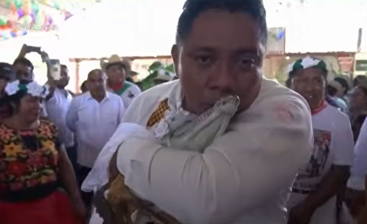 Mayor sa Mexico, ikinasal sa buwaya bilang bahagi ng kanilang ritwal
