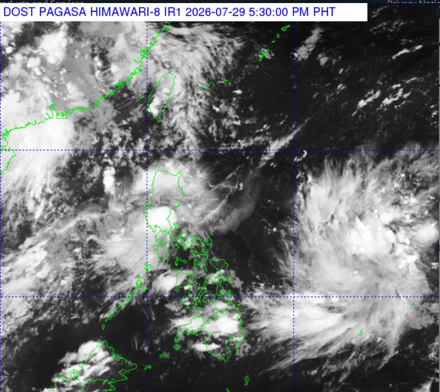 LPA to continue bringing rains over parts of Luzon, Western Visayas