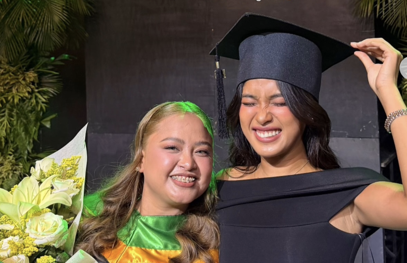 Shuvee Etrata celebrates sister as family's 1st college graduate: '1 down, 7 more to go'