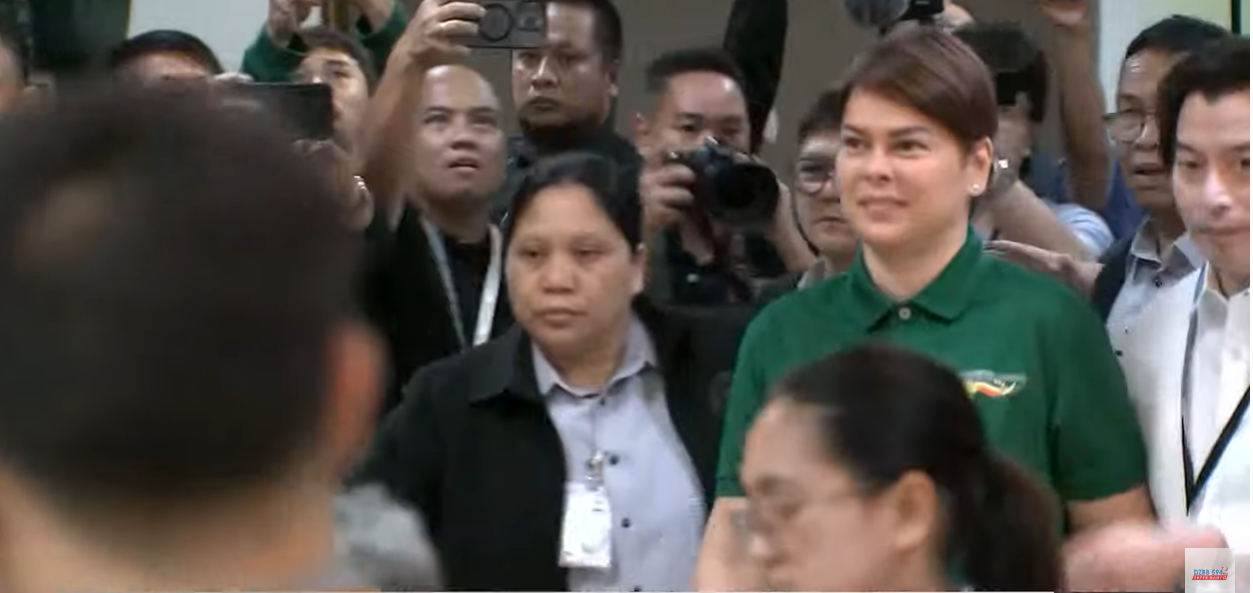 Sara Duterte arrives in Senate to meet defense lawyers