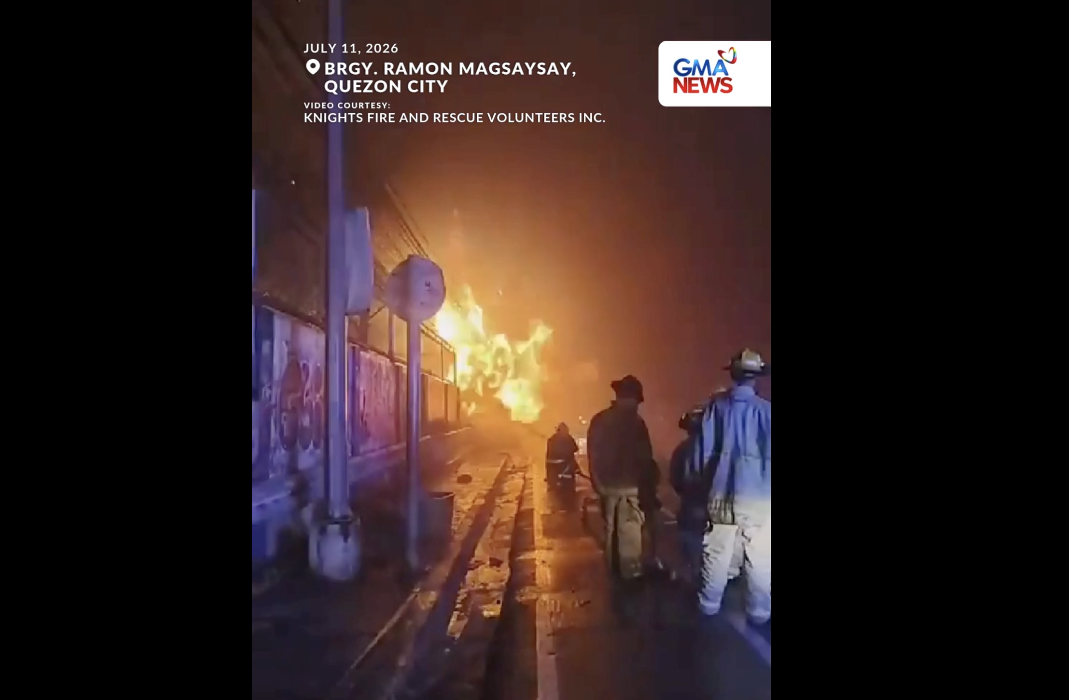 Fire hits residential area in QC