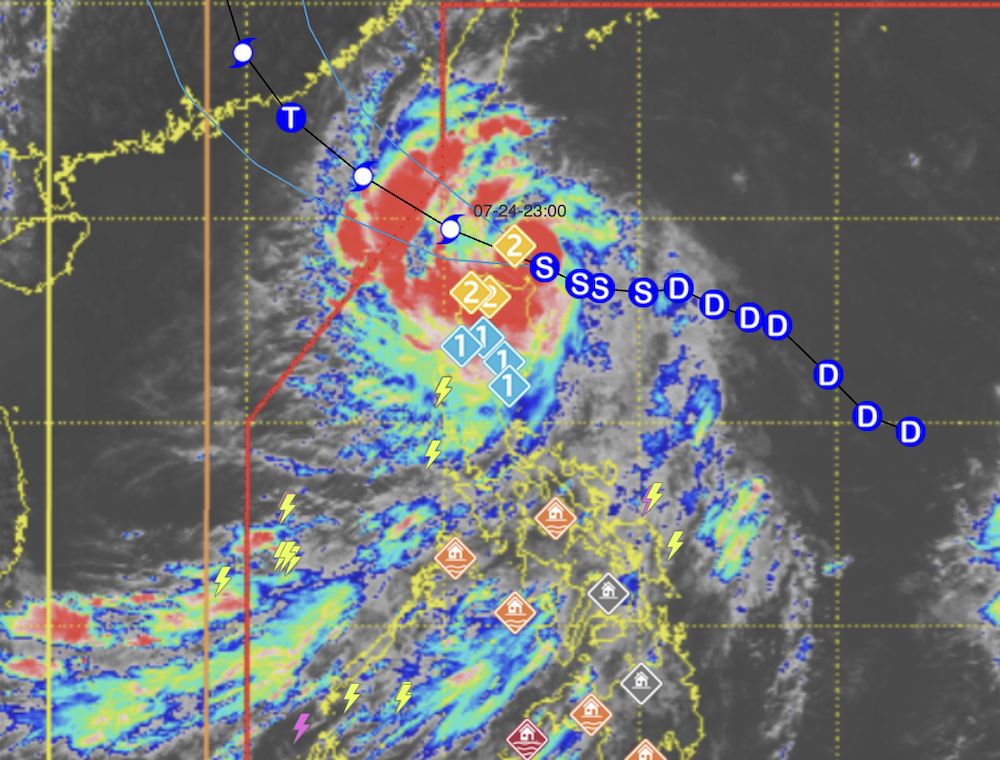 Tropical Storm Kiyapo to impact northern Luzon with heavy rainfall Saturday