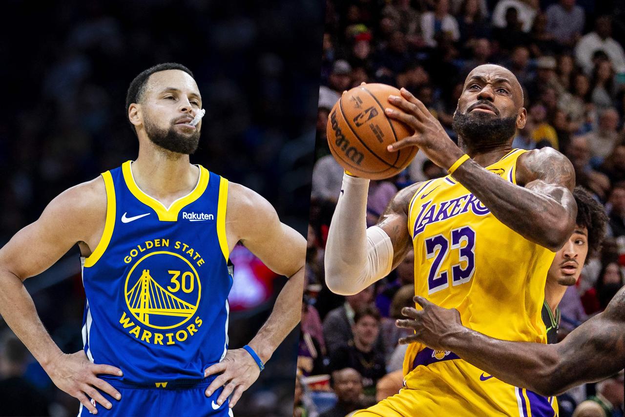 NBA: Steph Curry and LeBron James
