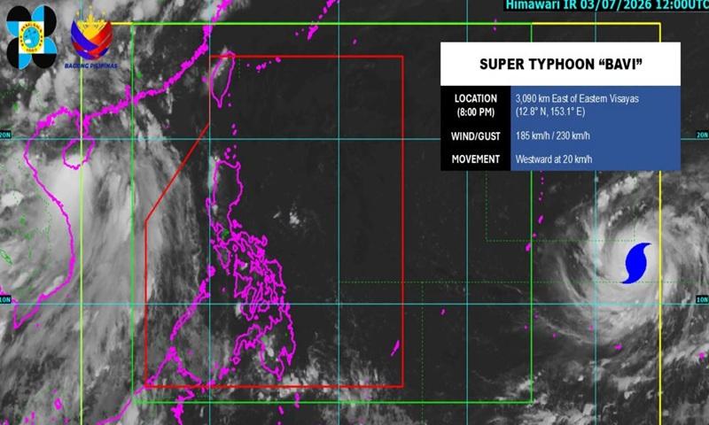 Tropical cyclone intensifies into Super Typhoon Bavi — PAGASA