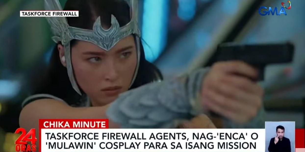 'Taskforce Firewall' agents dress up as 'Encantadia' characters in special episode