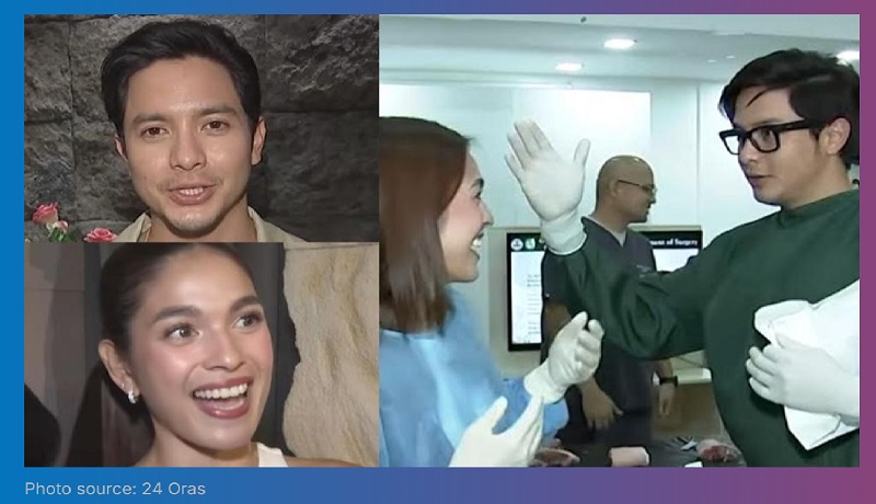 Alden Richards at Andrea Torres, enjoy ang bonding sa set ng 'Code Grey'