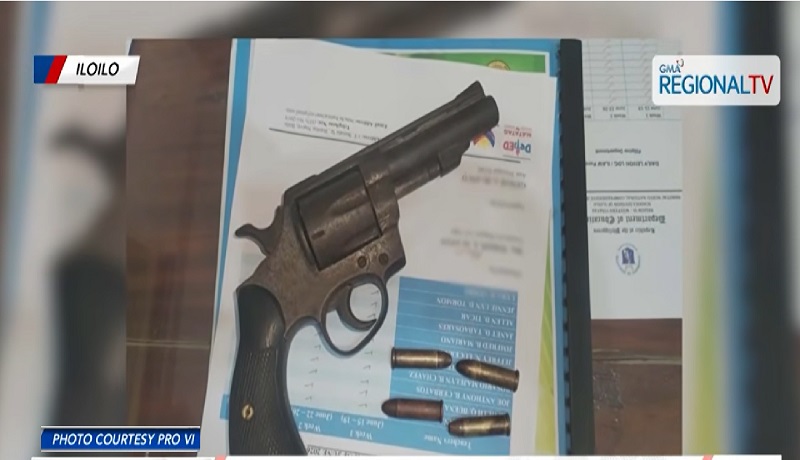 Grade 10 student sa Iloilo, nahulihan ng baril na may bala sa kaniyang bag sa eskuwelahan