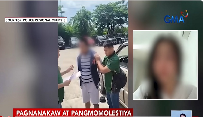 Lalaking nangholdap at nangmolestiya sa babae sa loob ng sasakyan, nadakip na