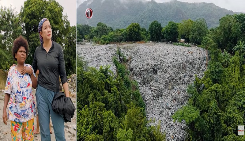 Bahagi ng kagubatan sa Zambales na may komunidad ng mga Ayta, ginawang tambakan ng mga basura