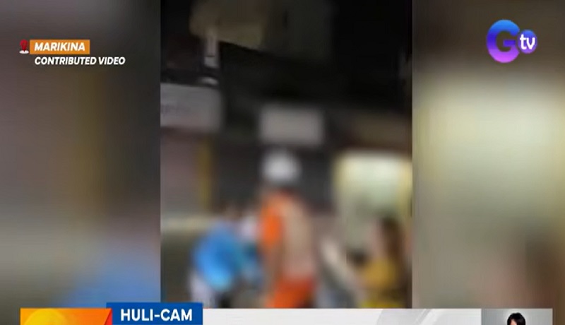 Motorcycle taxi rider na may pasahero, pinagtulungang gulpihin ng 2 lalaki sa kalsada sa Marikina