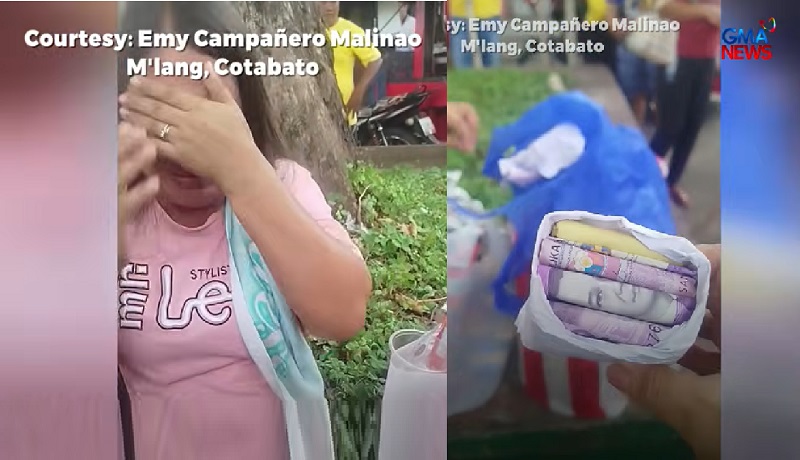 Babae, nawalan ng alahas at pera nang mabudol sa makapal na sobreng P300 at mga ginupit na papel lang pala ang laman