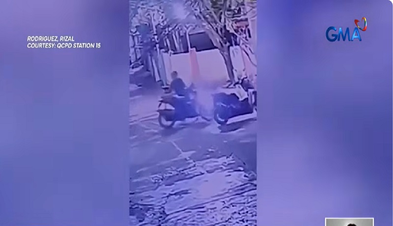 Motorsiklo na tinangay ng mga kawatan sa Rizal, nakita sa QC sa tulong ng GPS tracking device