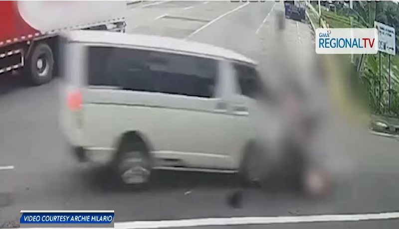Mag-live in partner na sakay ng motorsiklo, patay matapos mabangga ng van na nakikipag-karera umano