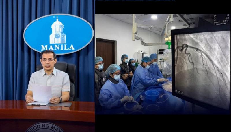 Mayor Isko: Ikatlong angioplasty procedure sa Ospital ng Maynila, tagumpay; pasyete, walang binayaran