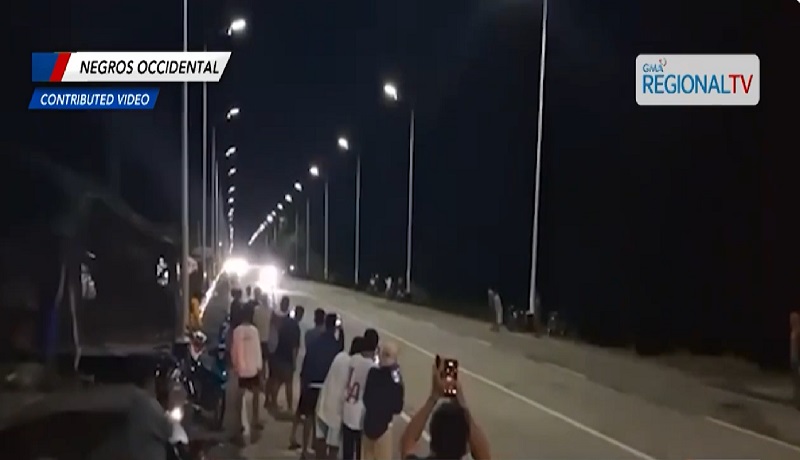 Karerahan ng mga rider sa isang highway sa Valladolid, Negros Occidental, nahuli-cam