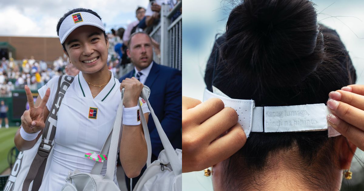 Alex Eala brings another piece of the Philippines to Wimbledon with custom cap