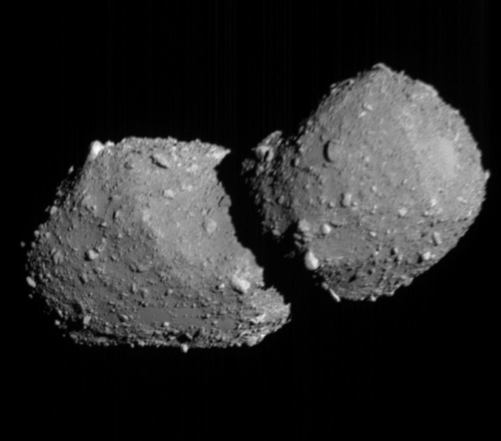 Japan releases snowman-like asteroid image after flyby