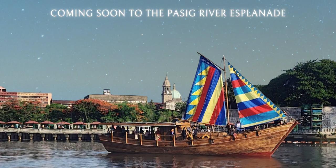 Intramuros teases Balangay attraction along Pasig River Esplanade