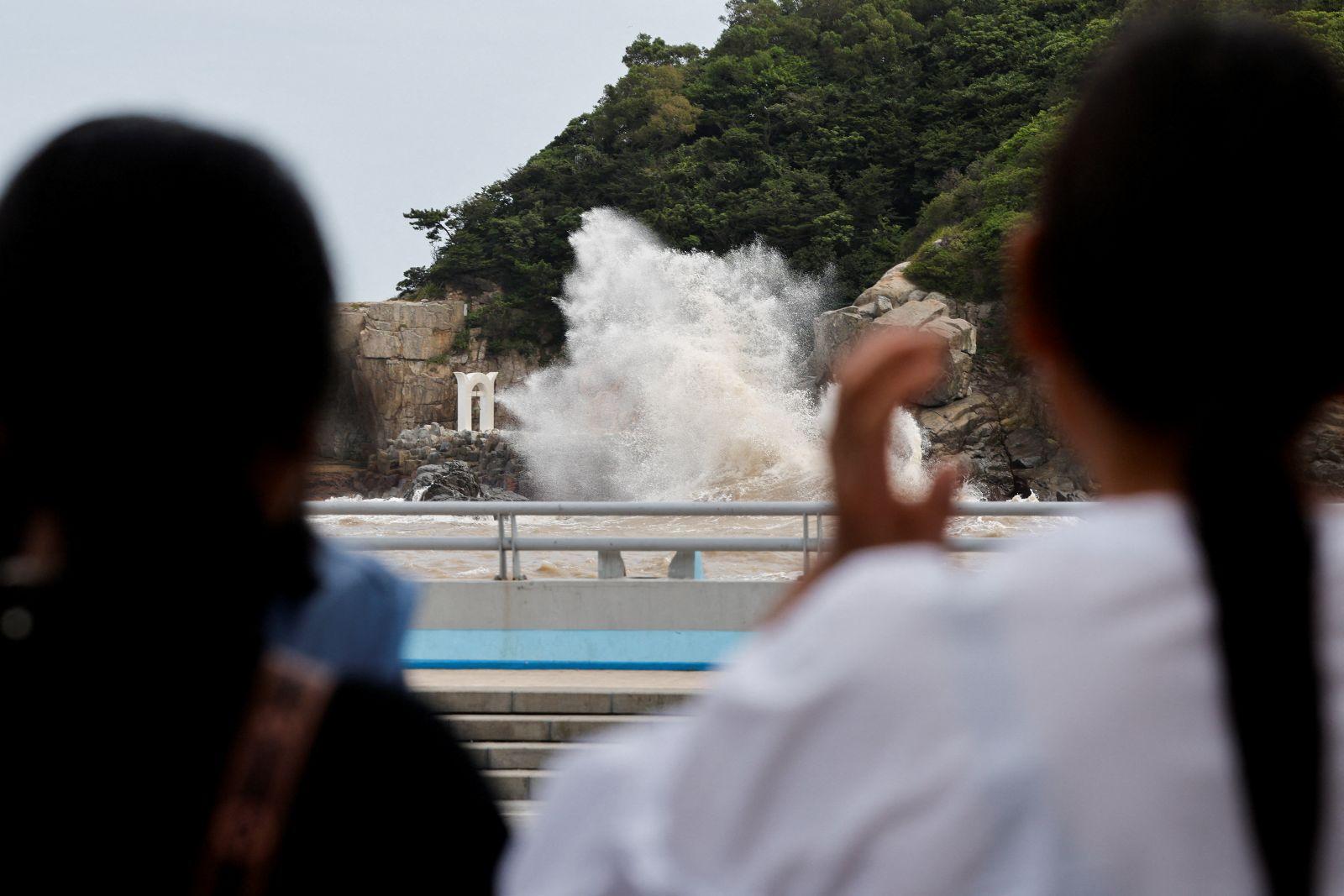 Japan's southwestern islands on high alert as powerful Typhoon Bavi approaches