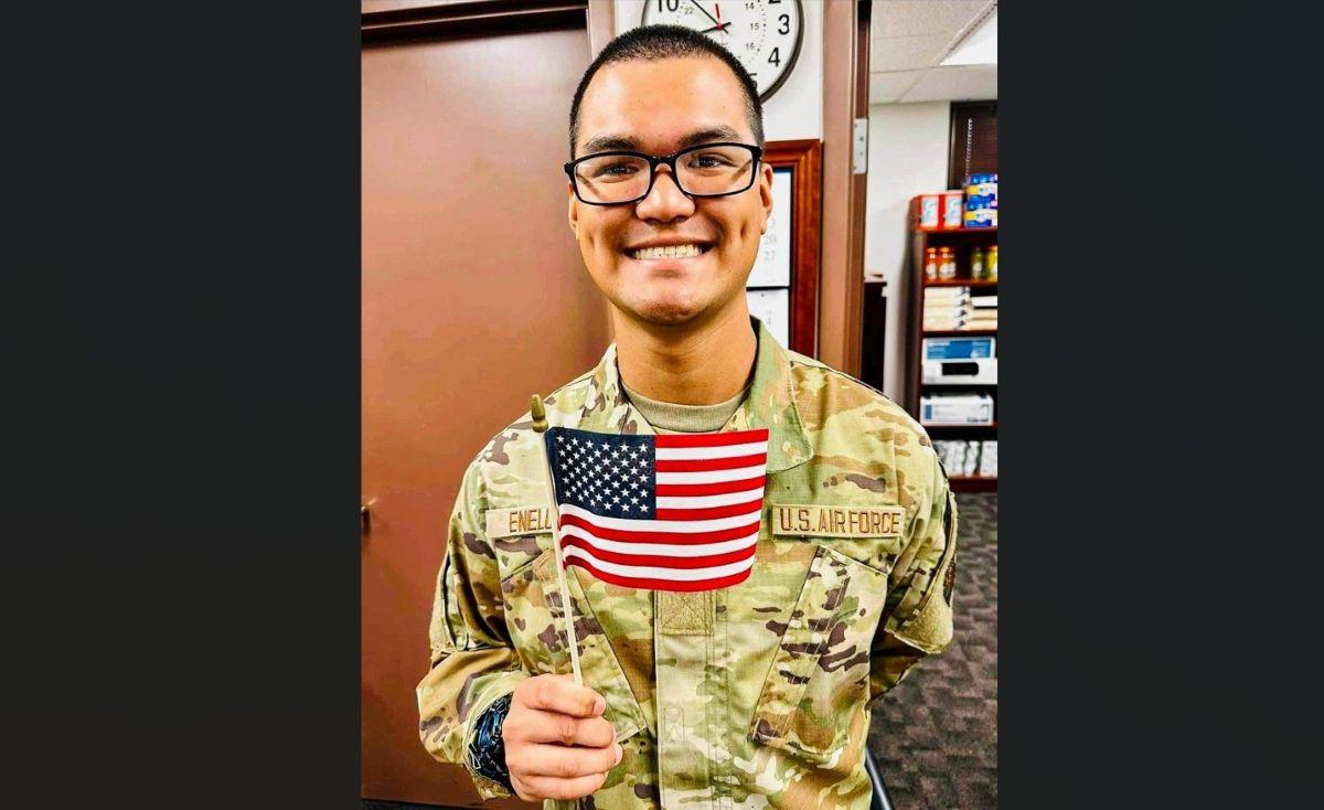 Fil-Am US Air Force Airman 1st Class Cedric Eneluna