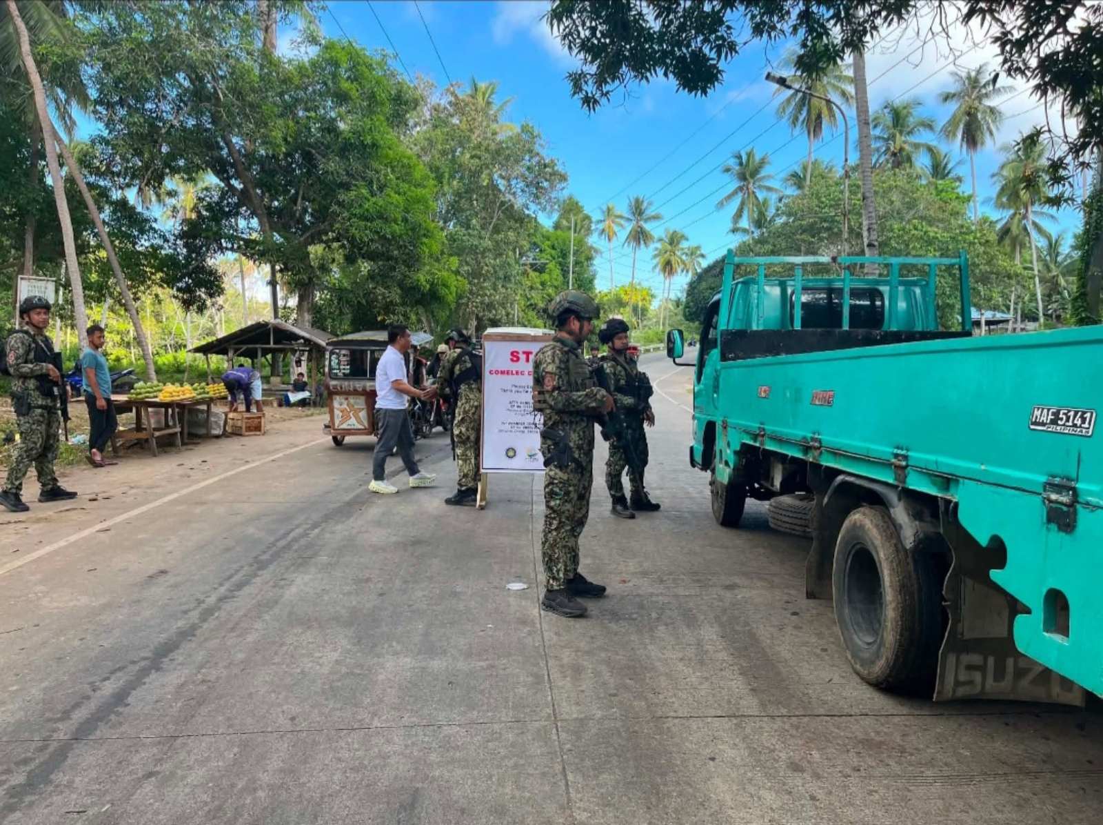 Checkpoints in placed as BARMM election period begins