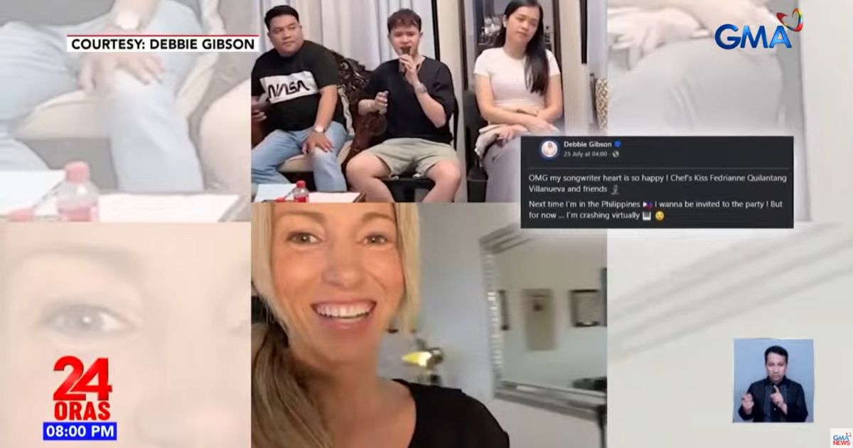 Debbie Gibson notices Pinoy barkada's 'Lost in Your Eyes' karaoke challenge