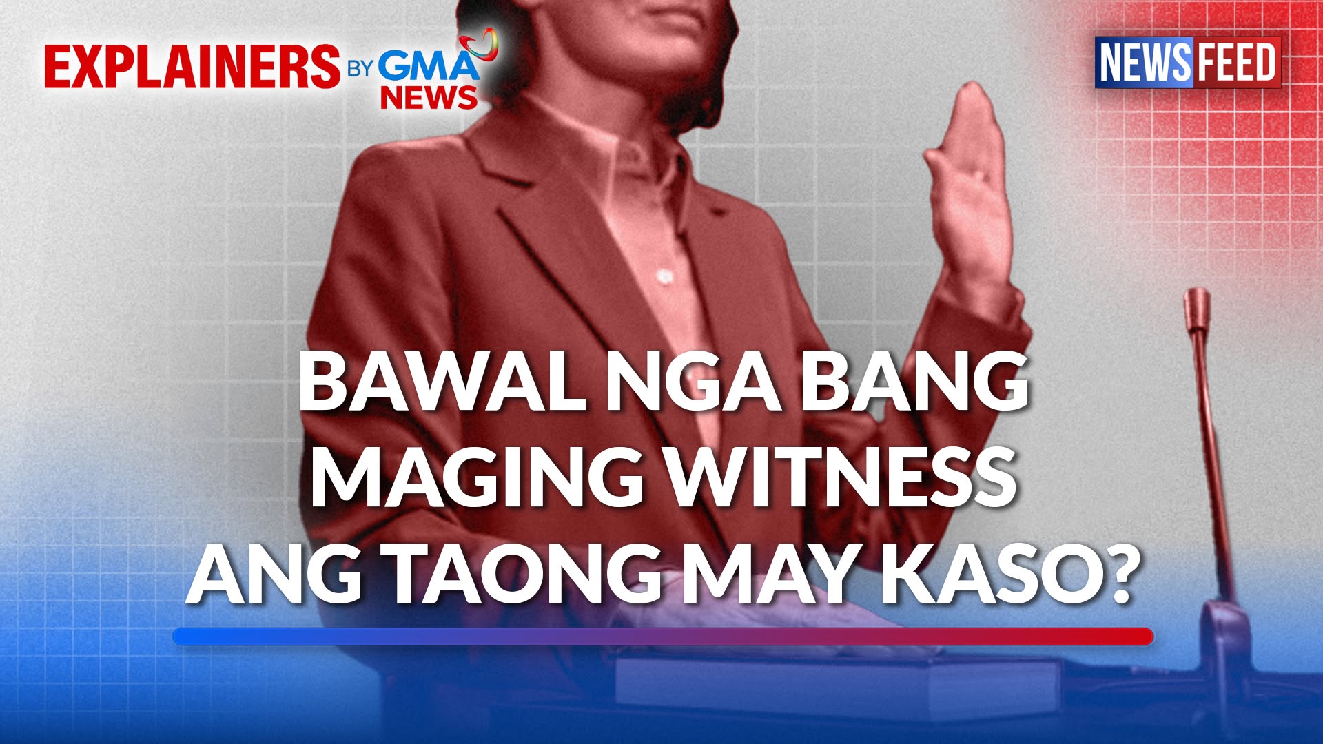 EXPLAINER: Can a person facing a case still testify as a witness in legal proceedings?