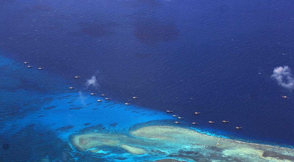 Kagitingan Reef or Fiery Cross Reef in the West Philippine Sea