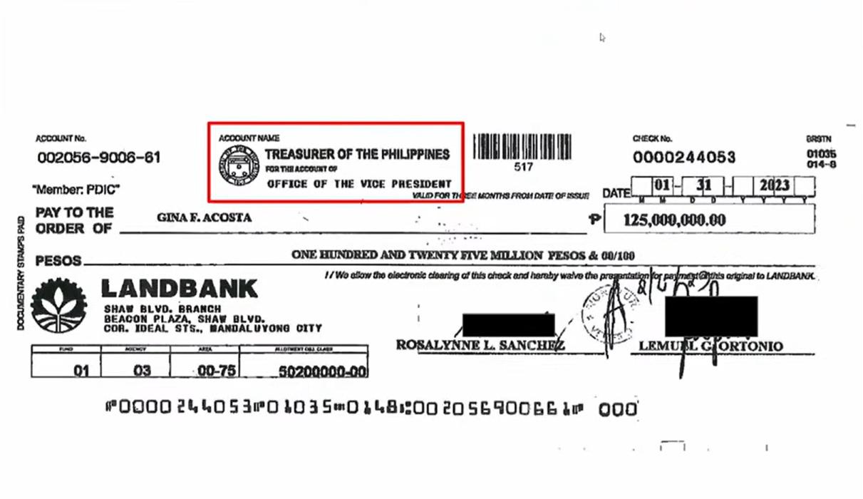 Prosecutor: 'Unusual' confi fund cash withdrawals just an 'appetizer' of evidence vs. VP Sara