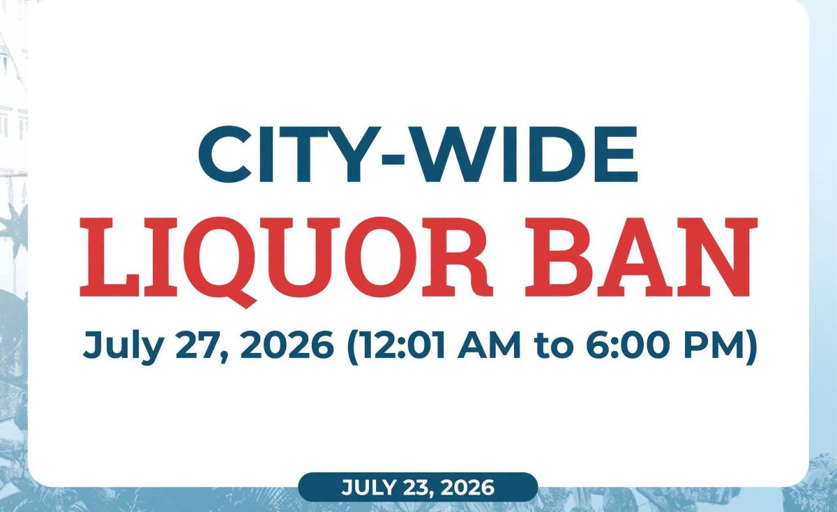 QC gov't to implement liquor ban on SONA Day, July 27, 2026