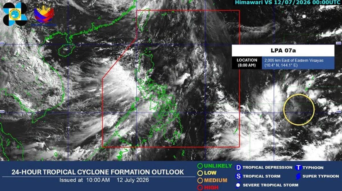 Low Pressure Area outside Philippine Area of Responsibility