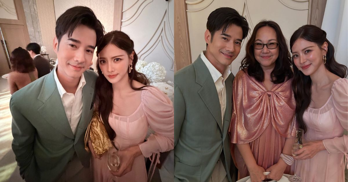 Mario Maurer, Baifern Pimchanok reunite at Urassaya Sperbund and Nadech Kugimiya's wedding