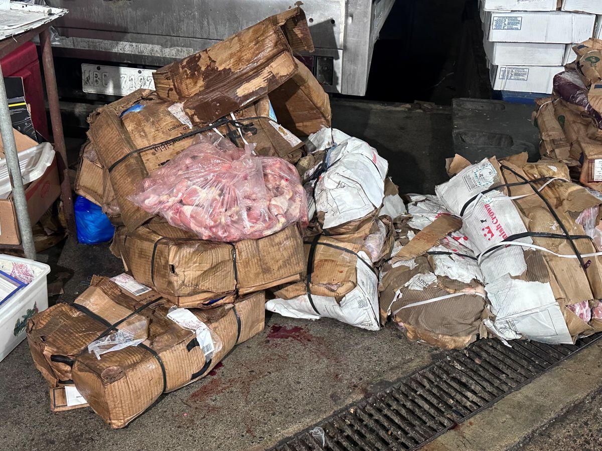 Mishandled frozen meat nasabat sa Dasmariñas, Cavite