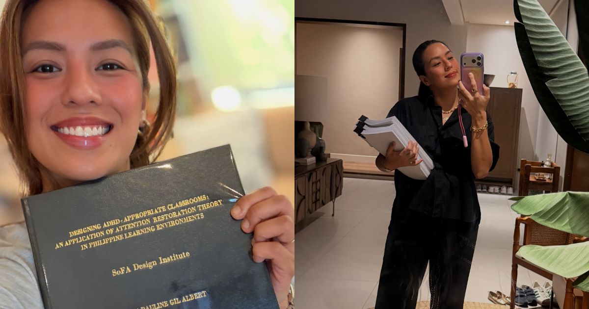 Nikki Gil defends interior design thesis: 'Proof to myself that I can still do hard things'