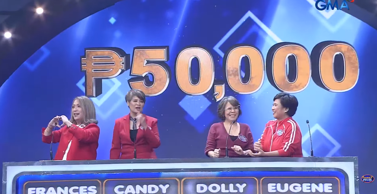Dolly de Leon, Eugene Domingo play in 'Family Feud'