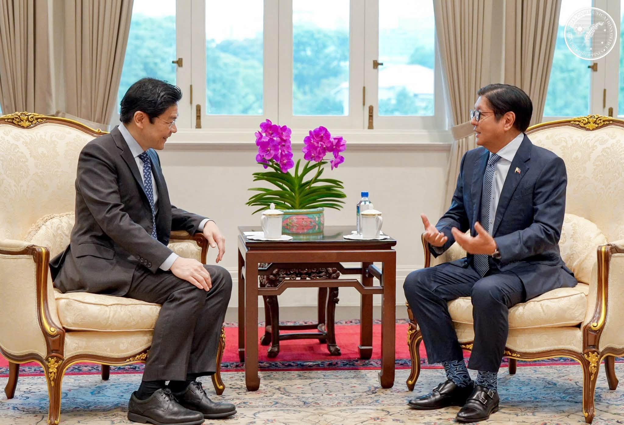 Marcos, Singapore's Wong hold talks on trade, health, social development 