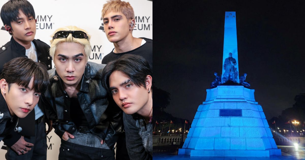 SB19 at Lollapalooza: Rizal Monument lights up in blue in support of P-pop Kings