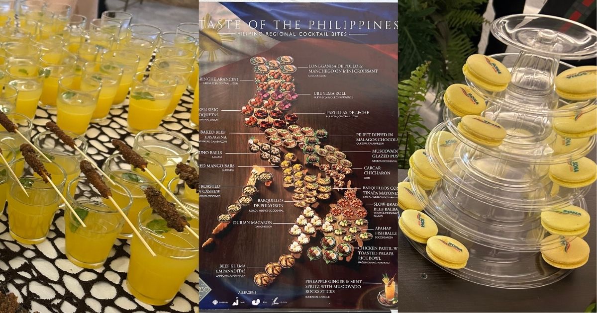 SONA 2026's cocktail menu showcases flavors from across the Philippines