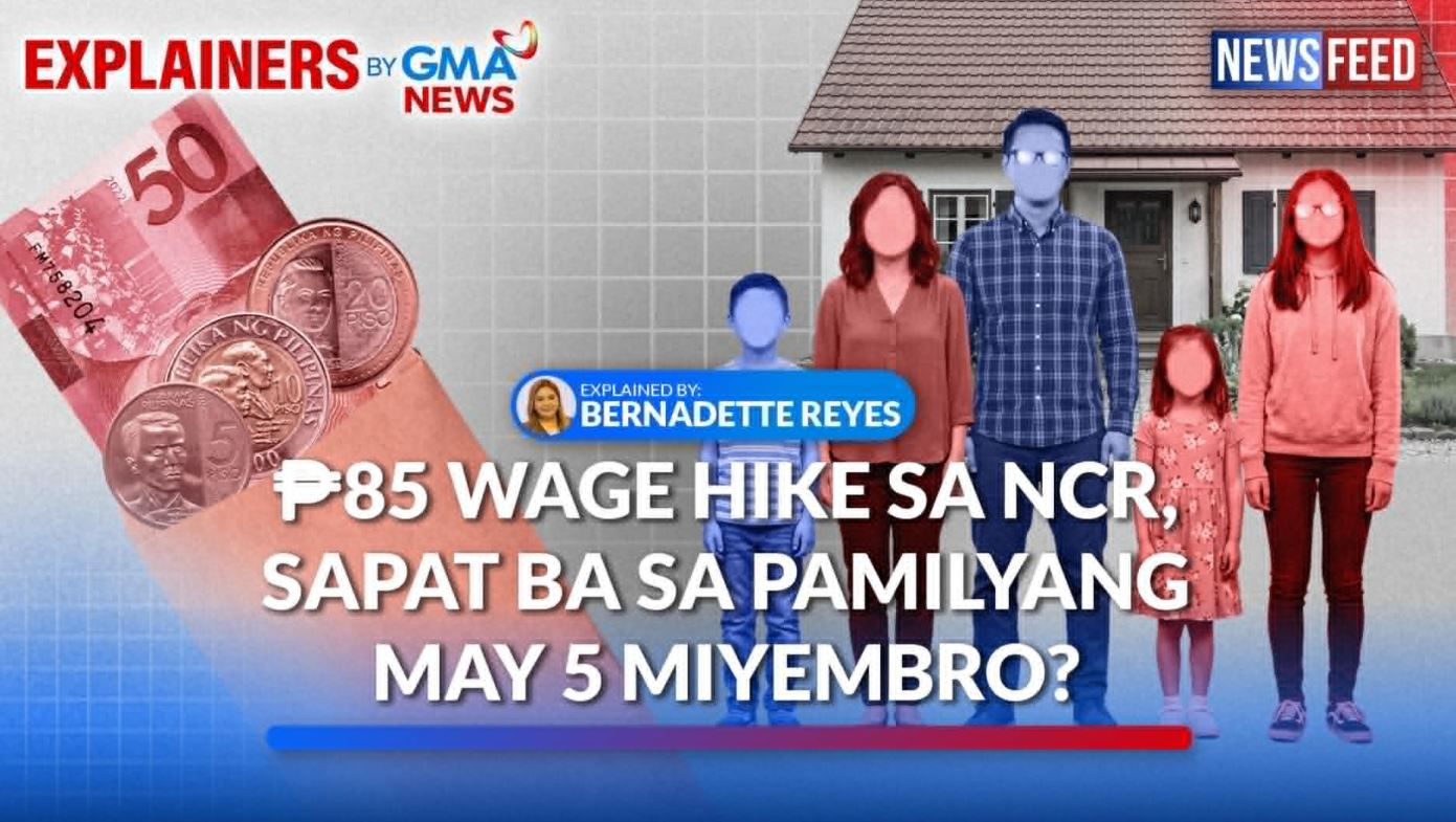 EXPLAINER: Is the P85 wage hike in NCR enough for a family of five?