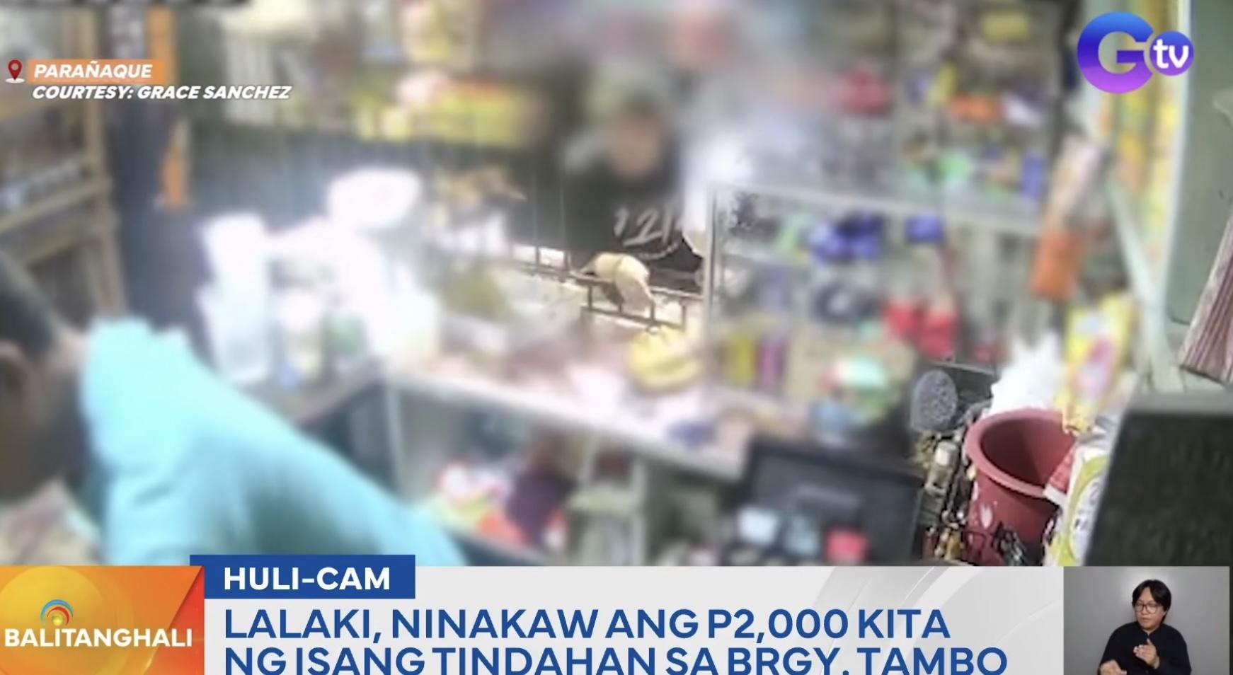  Lalaking lulong umano sa droga, ninakaw ang P2,000 kita ng tindahan sa Parañaque
