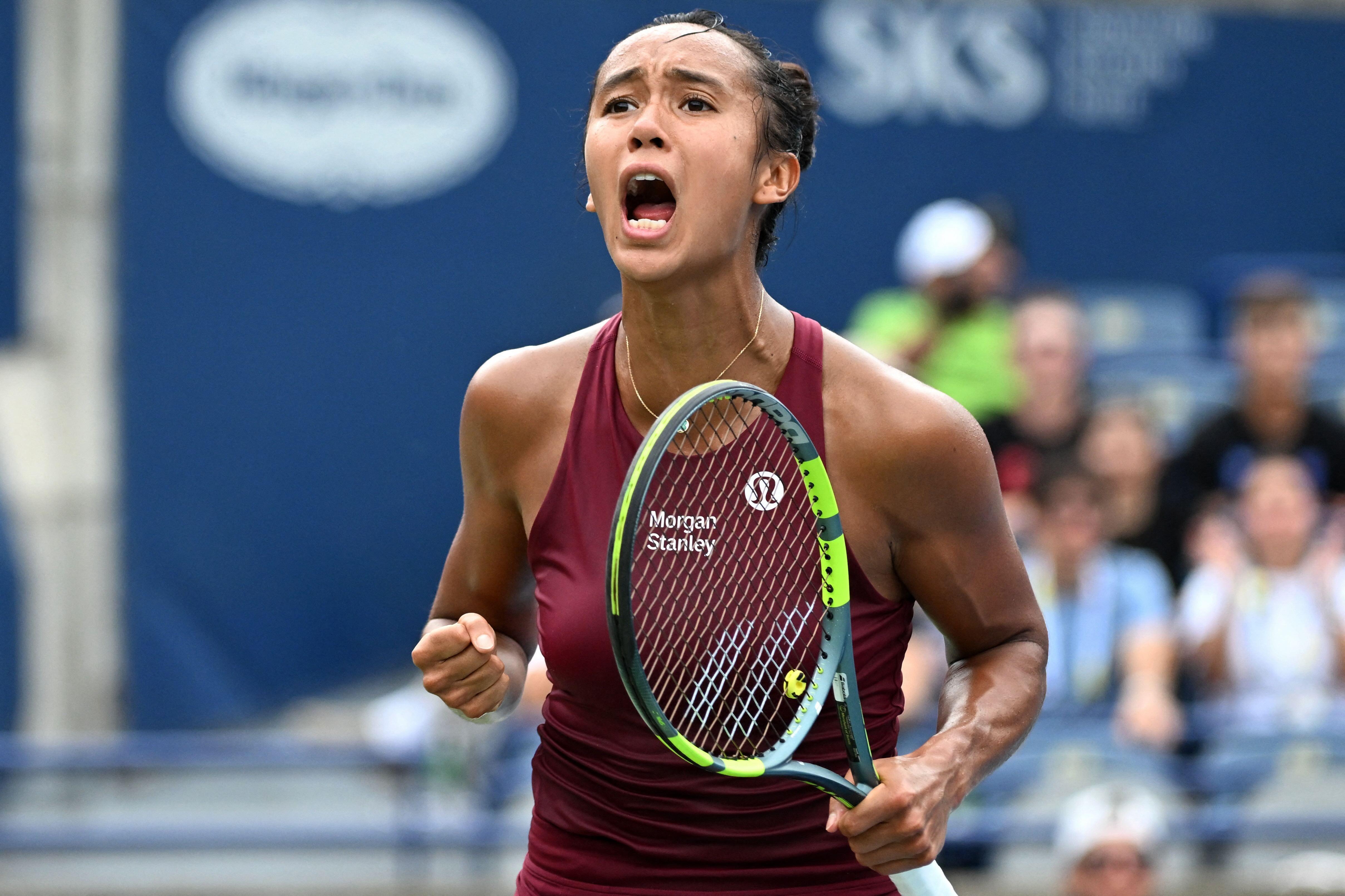 Leylah Fernandez ends top-10 drought with Mirra Andreeva upset in Toronto