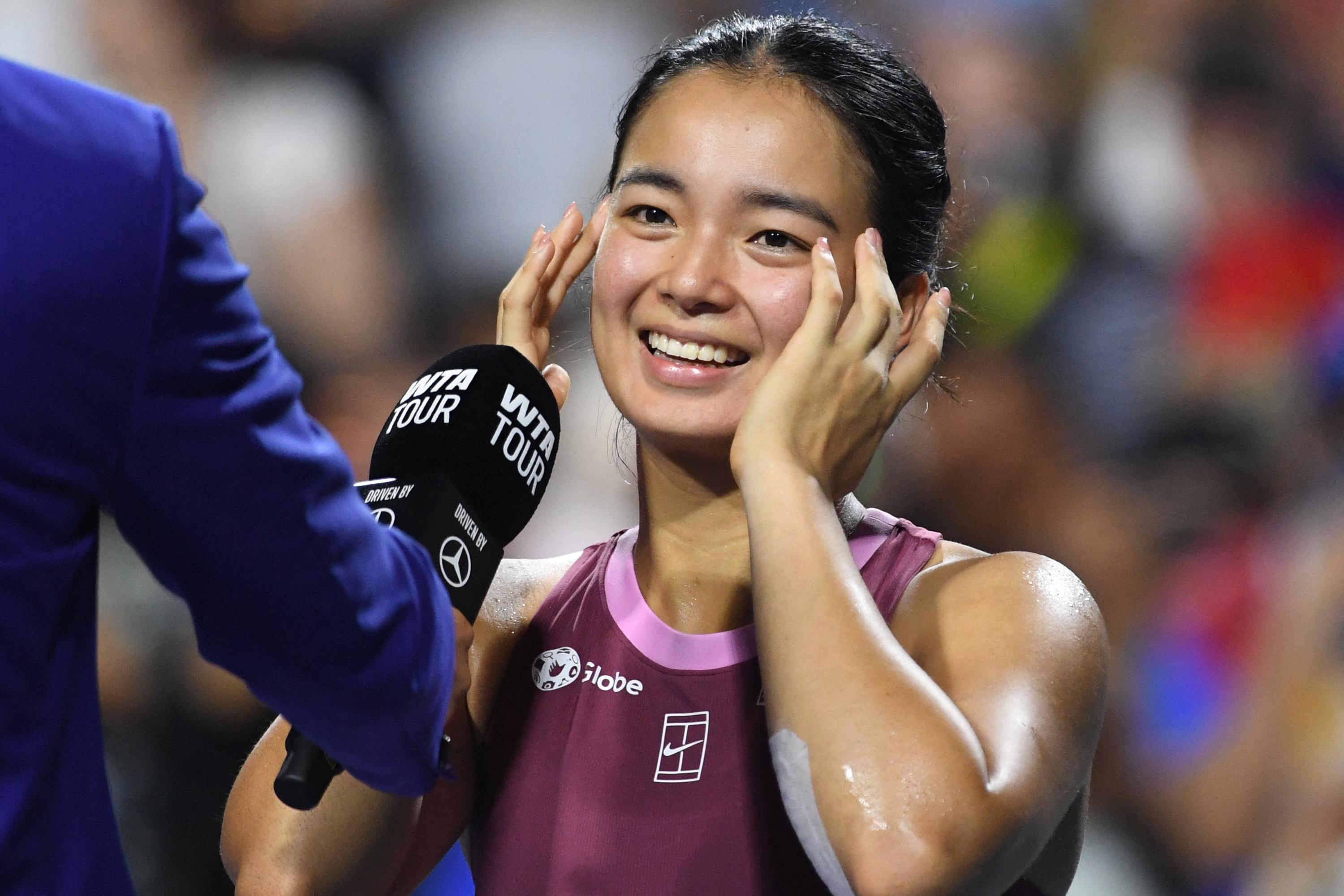 Alex Eala emotional after hard-fought Canadian Open victory over Caty McNally