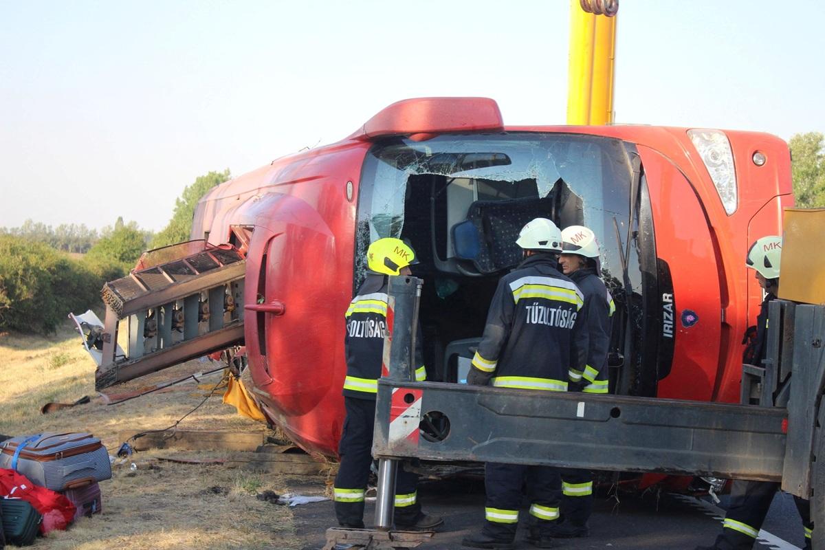 12 killed and at least 10 injured in Polish bus crash in Hungary