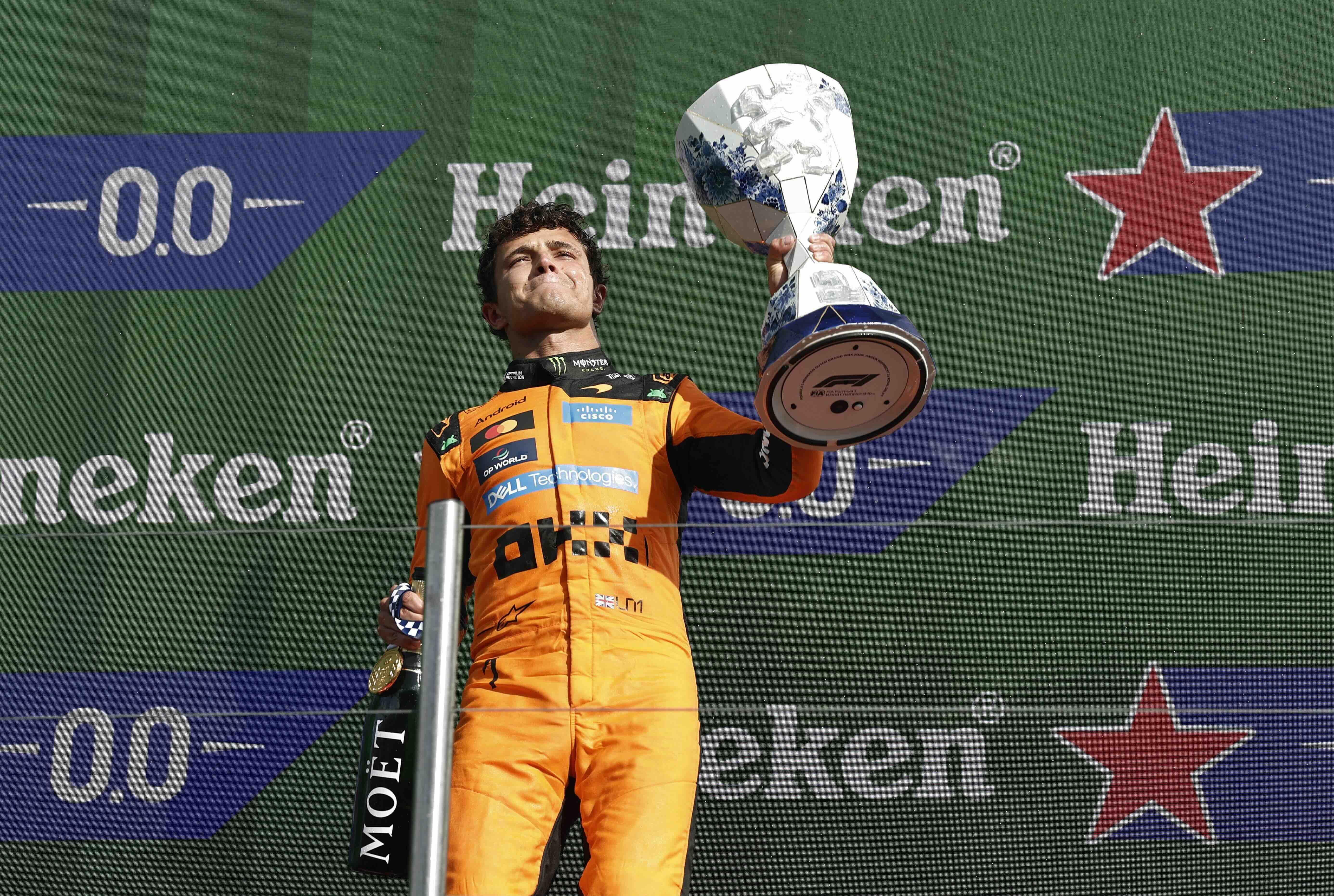 Lando Norris wins Dutch GP as Kimi Antonelli stretches his F1 lead