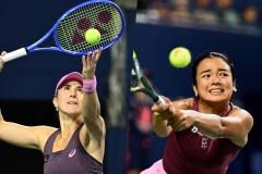 Belinda Bencic and Alex Eala at the Canadian Open
