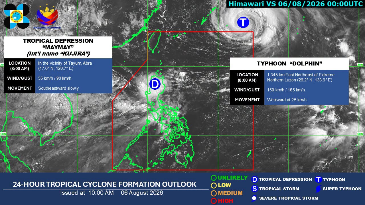 Maymay weakens into tropical depression